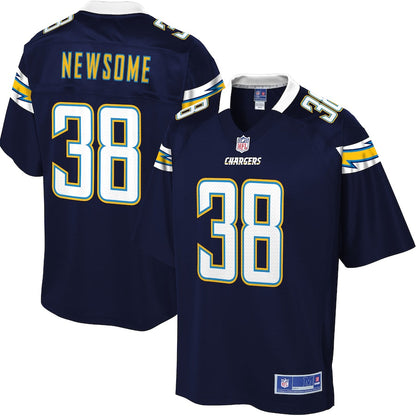 Los Angeles Chargers Detrez Newsome NFL jersey front view