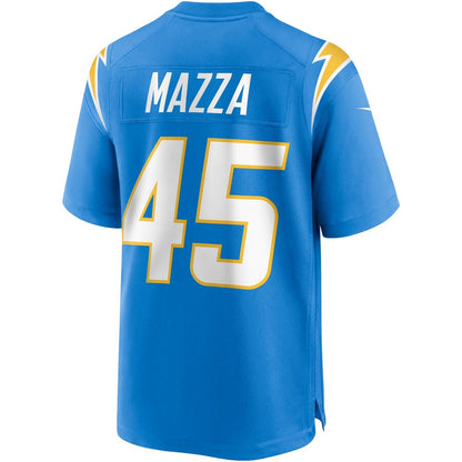 Los Angeles Chargers Cole Mazza NFL jersey front view