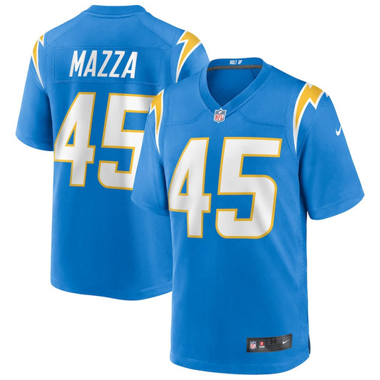 Los Angeles Chargers Cole Mazza NFL jersey front view