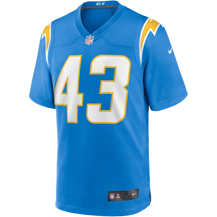 Los Angeles Chargers Michael Davis NFL jersey front view