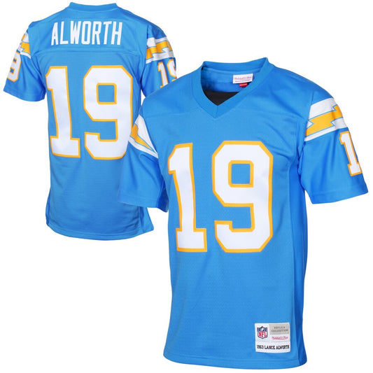 San Diego Chargers Lance Alworth Legacy NFL jersey front view