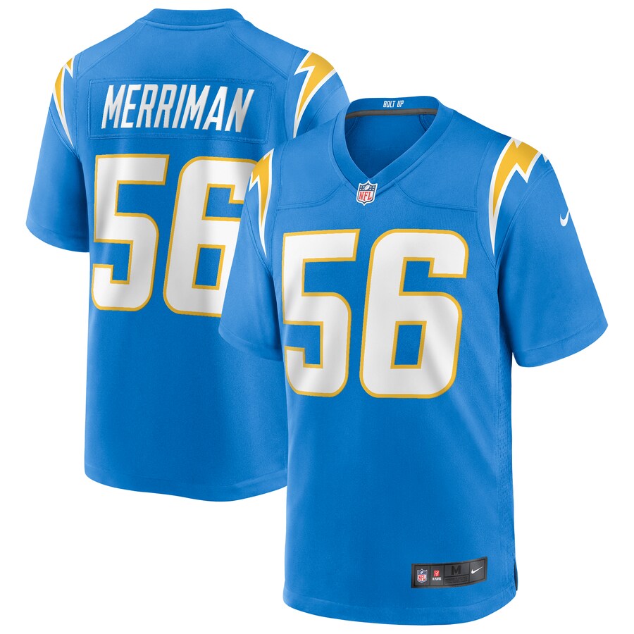 Los Angeles Chargers Shawne Merriman NFL jersey front view