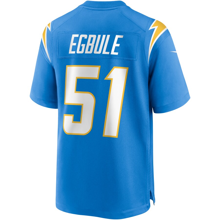 Los Angeles Chargers Emeke Egbule NFL jersey front view