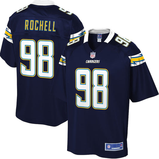 Los Angeles Chargers Isaac Rochell Big Tall NFL jersey front view