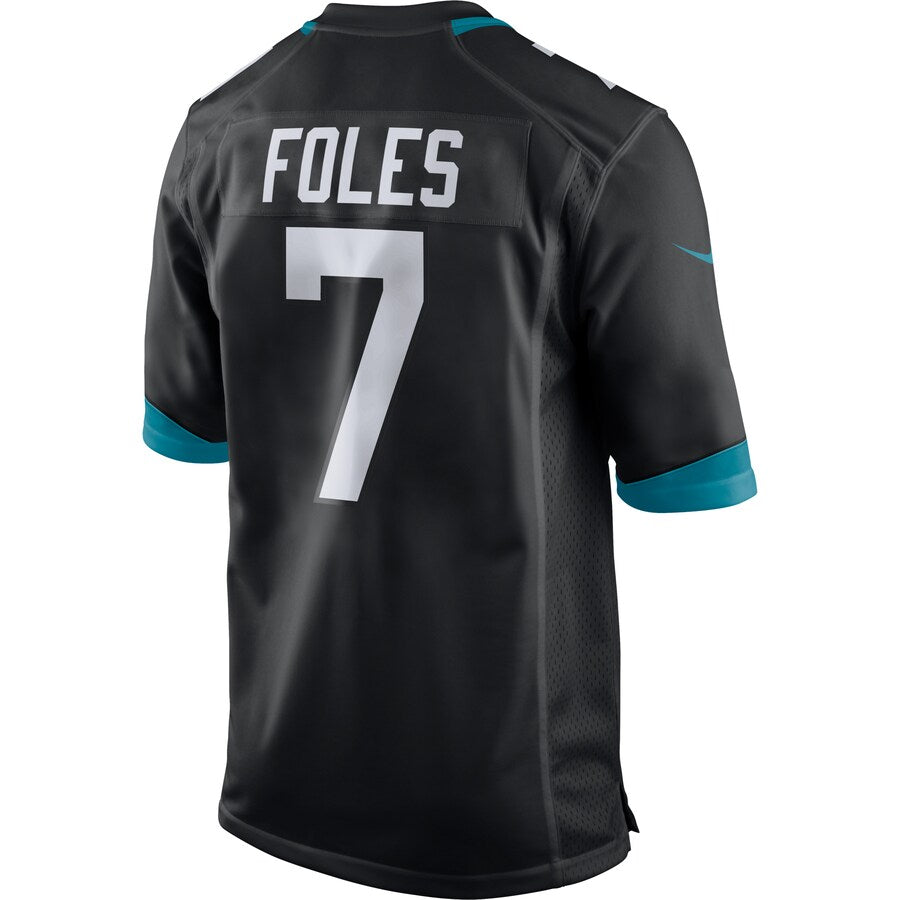 Jacksonville Jaguars Nick Foles 25th Season NFL jersey front view