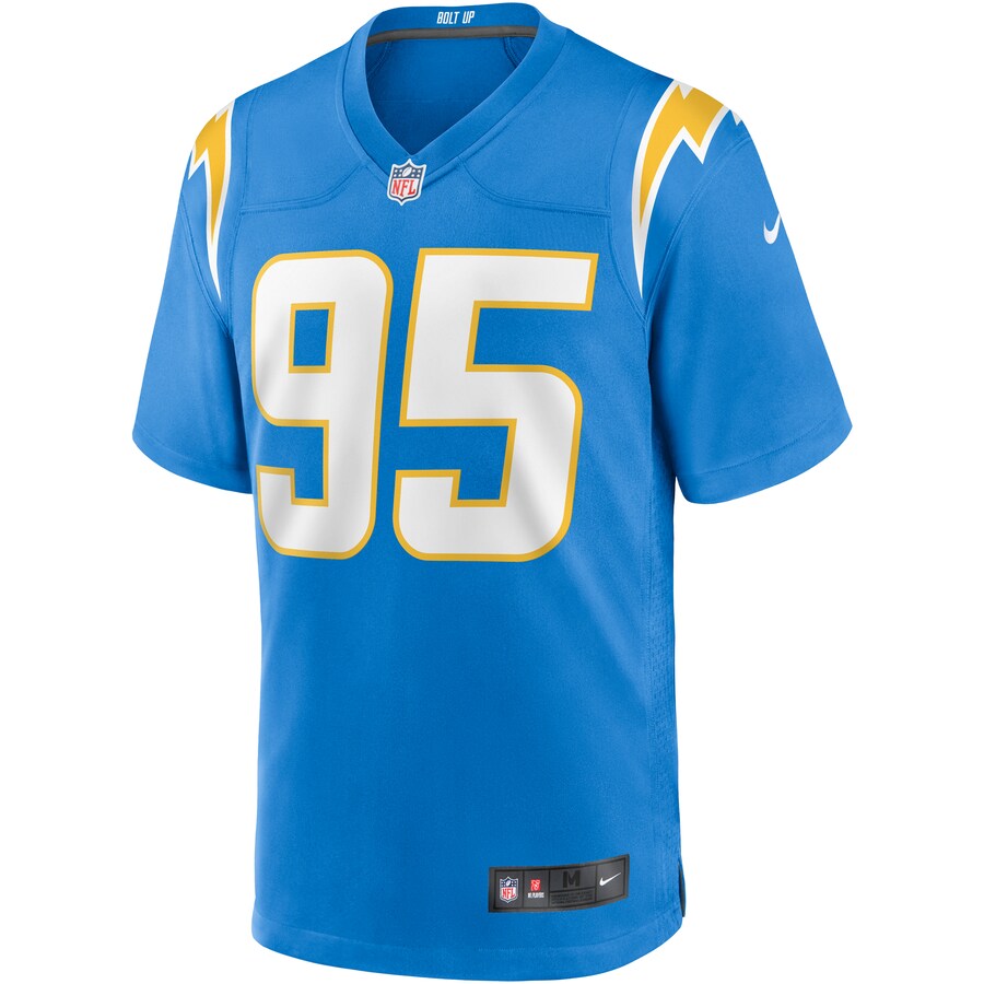 Los Angeles Chargers Linval Joseph NFL jersey front view
