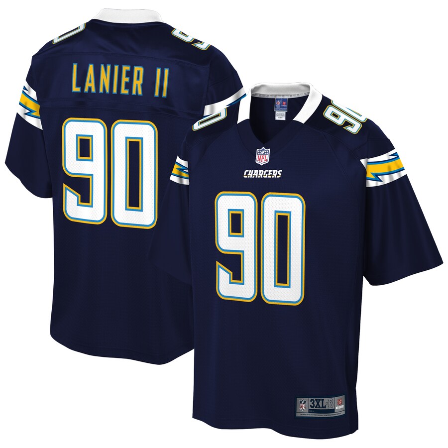 Los Angeles Chargers Anthony Lanier II Big Tall NFL jersey front view