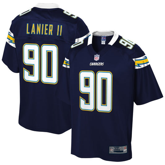 Los Angeles Chargers Anthony Lanier II Big Tall NFL jersey front view