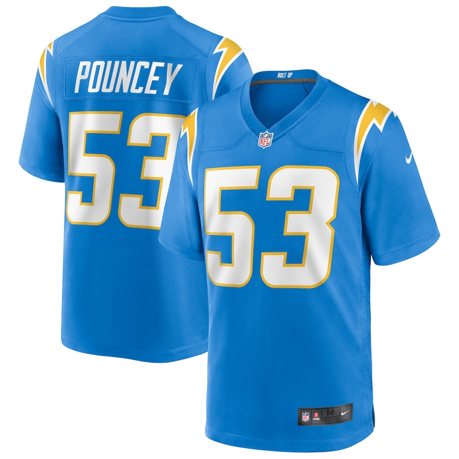 Los Angeles Chargers Mike Pouncey NFL jersey front view