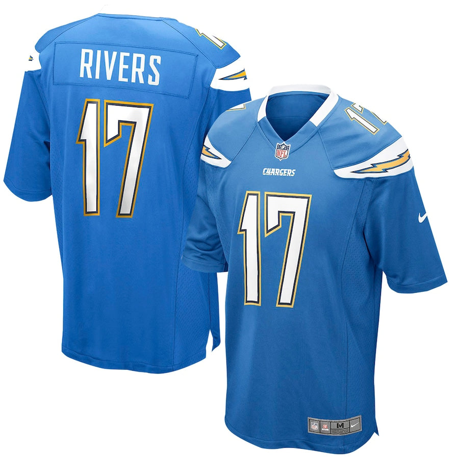 Los Angeles Chargers S Philip Rivers NFL jersey front view