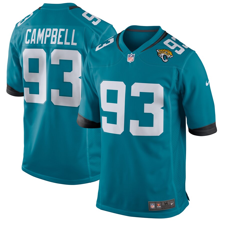 Jacksonville Jaguars Calais Campbell New NFL jersey front view