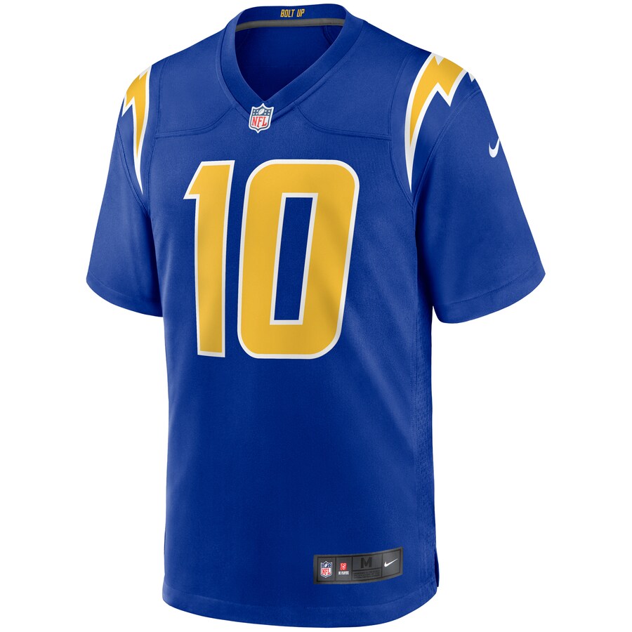 Los Angeles Chargers Justin Herbert 2nd NFL jersey front view