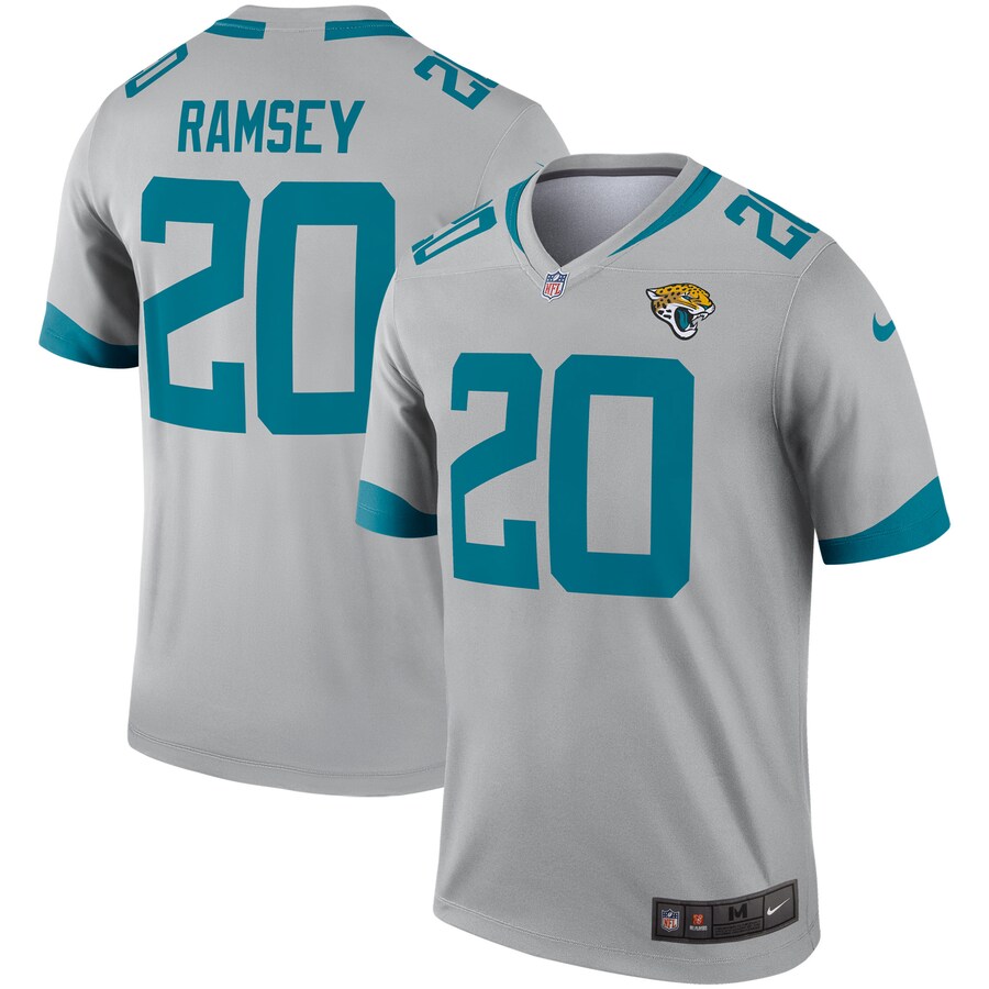Jacksonville Jaguars Jalen Ramsey Inverted Legend NFL jersey front view