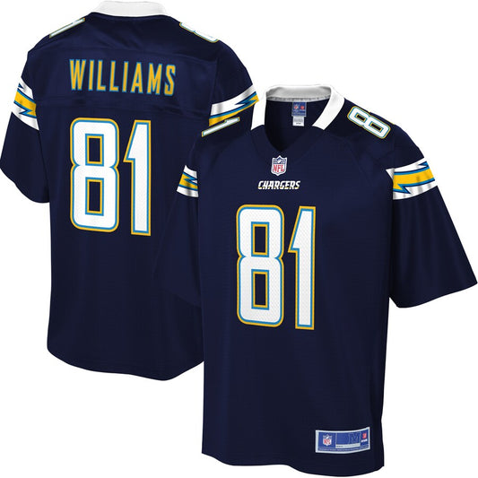 Los Angeles Chargers Mike Williams Big Tall NFL jersey front view