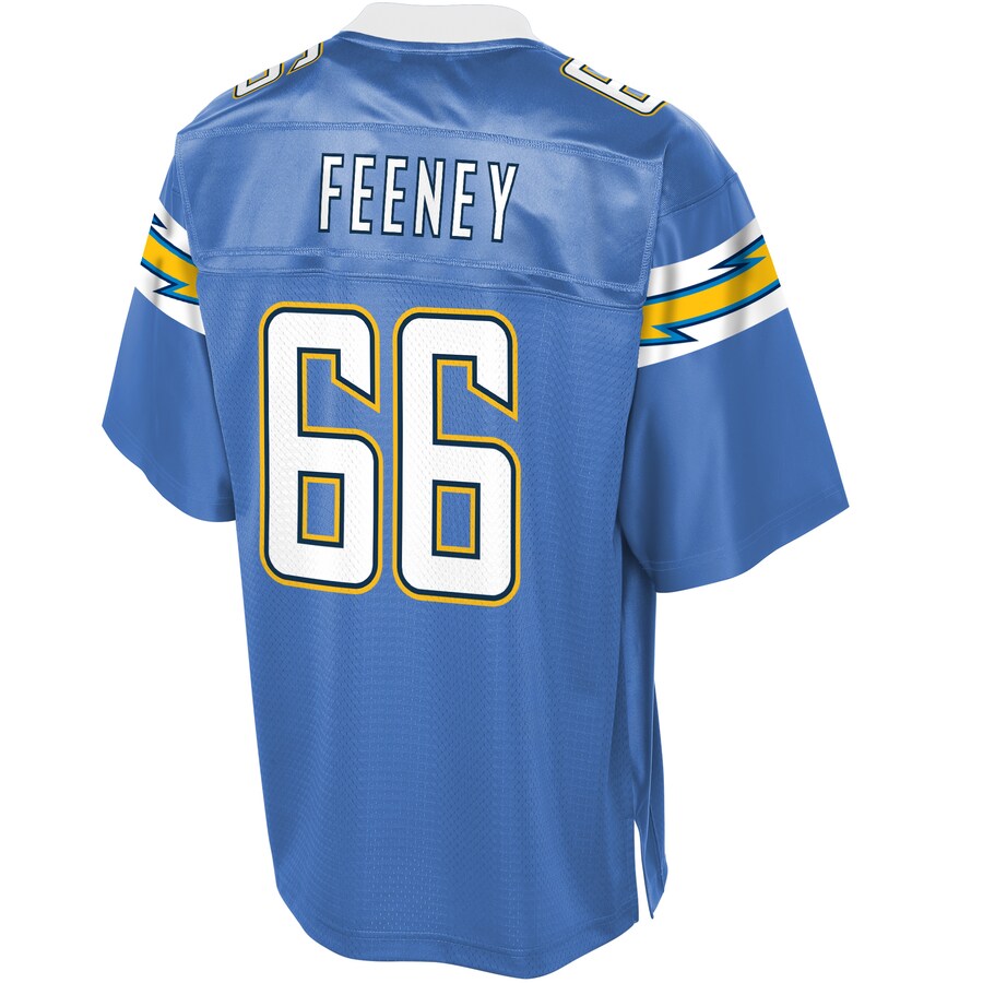 Los Angeles Chargers Dan Feeney NFL jersey front view