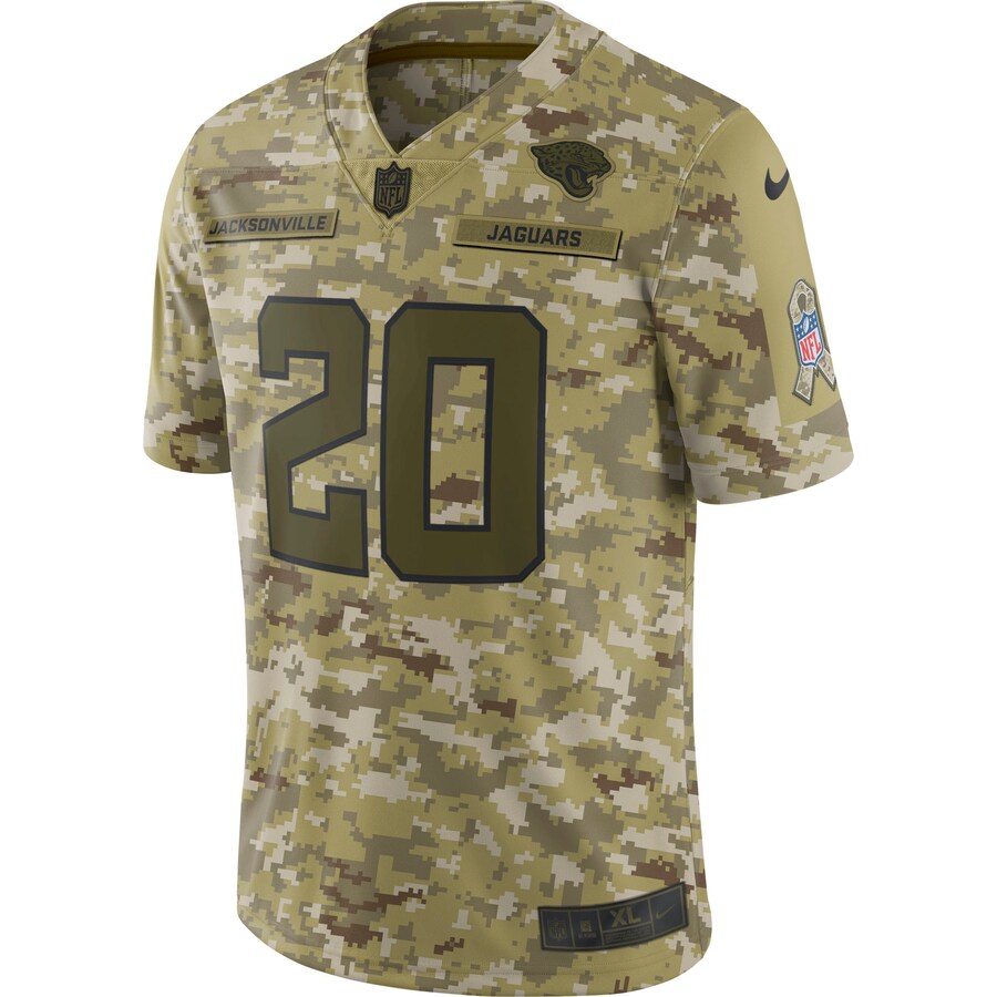 Jacksonville Jaguars Jalen Ramsey Camo Salute To NFL jersey front view