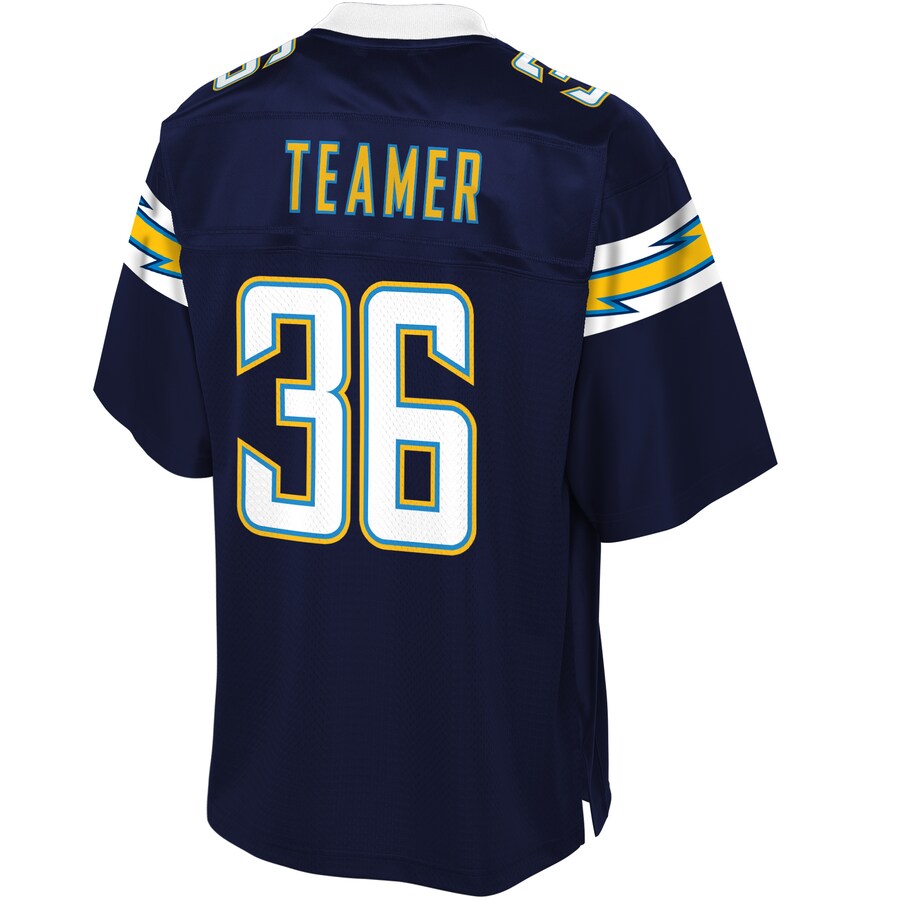 Los Angeles Chargers Roderic Teamer Big Tall NFL jersey front view