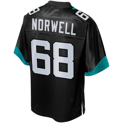Jacksonville Jaguars Andrew Norwell Big Tall NFL jersey front view