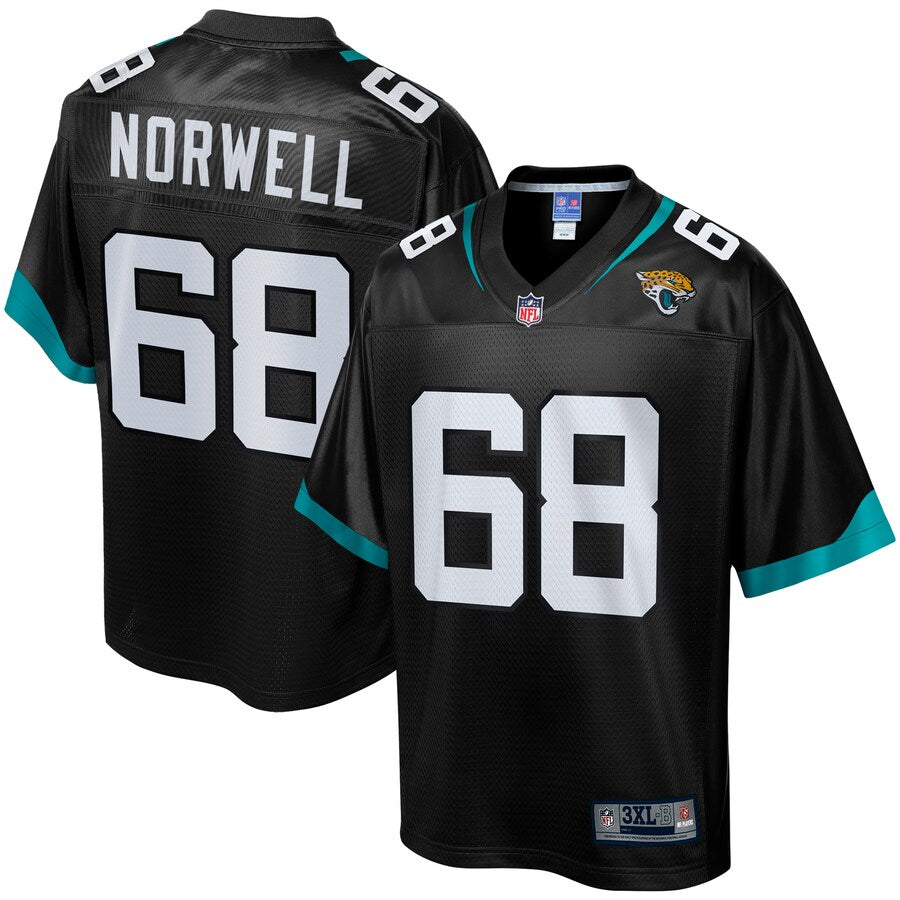 Jacksonville Jaguars Andrew Norwell Big Tall NFL jersey front view
