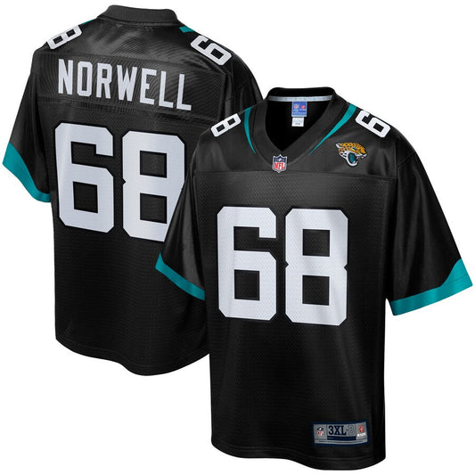 Jacksonville Jaguars Andrew Norwell Big Tall NFL jersey front view