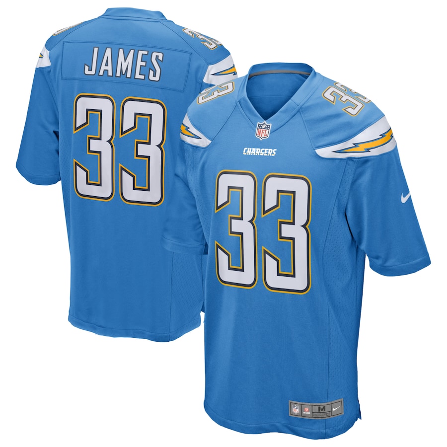 Los Angeles Chargers Derwin James NFL jersey front view