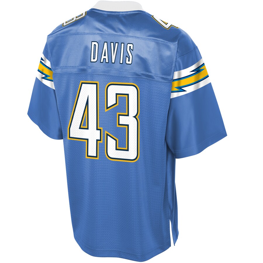 Los Angeles Chargers Michael Davis NFL jersey front view