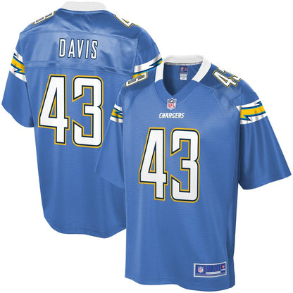 Los Angeles Chargers Michael Davis NFL jersey front view