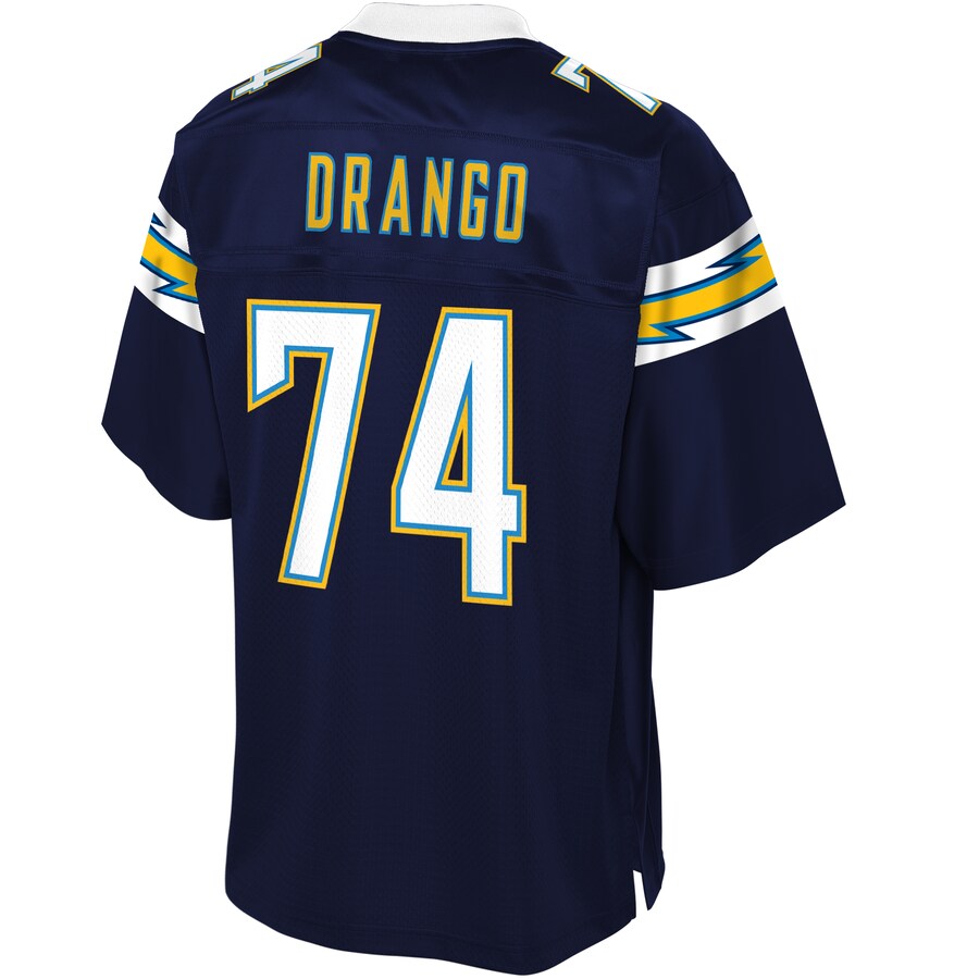 Los Angeles Chargers Spencer Drango Big Tall NFL jersey front view