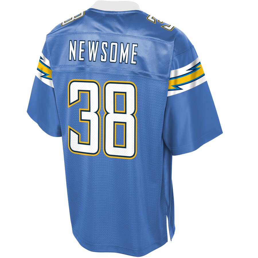 Los Angeles Chargers Detrez Newsome NFL jersey front view