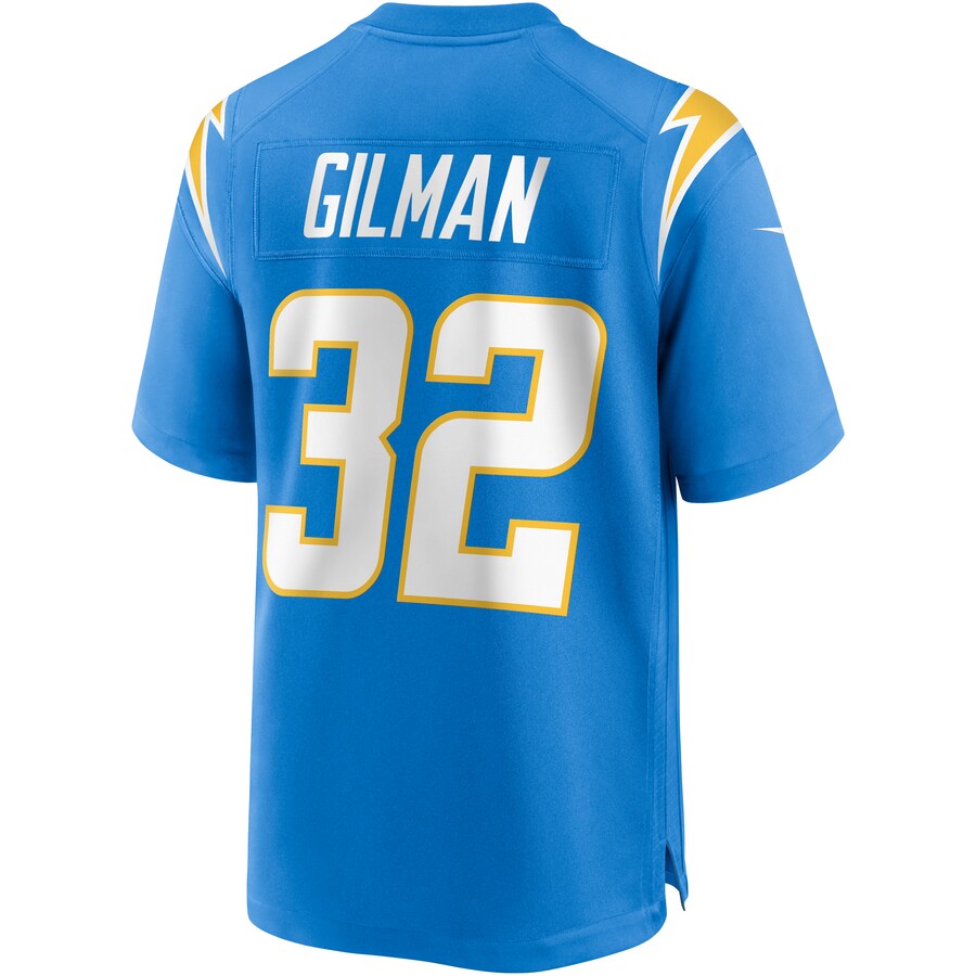 Los Angeles Chargers Alohi Gilman NFL jersey front view