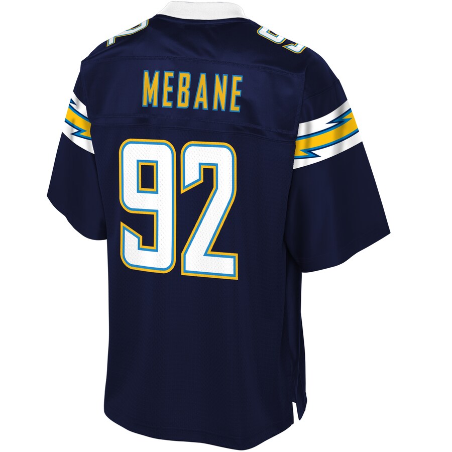 Los Angeles Chargers Brandon Mebane Big Tall NFL jersey front view