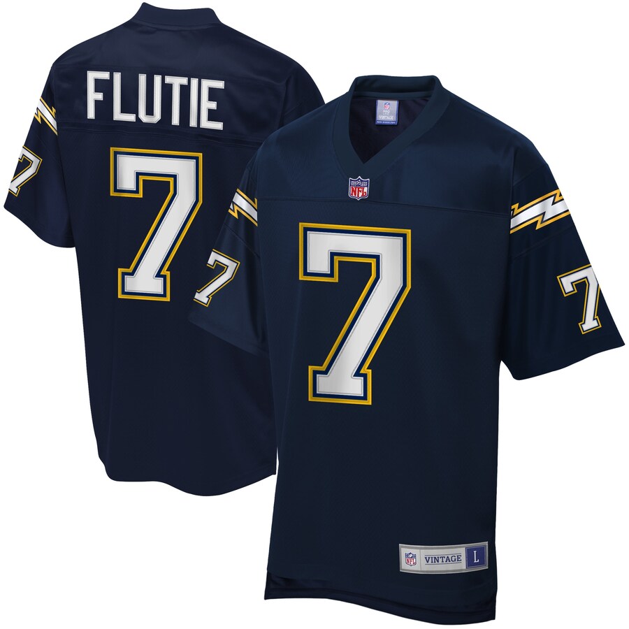 Los Angeles Chargers Doug Flutie NFL jersey front view