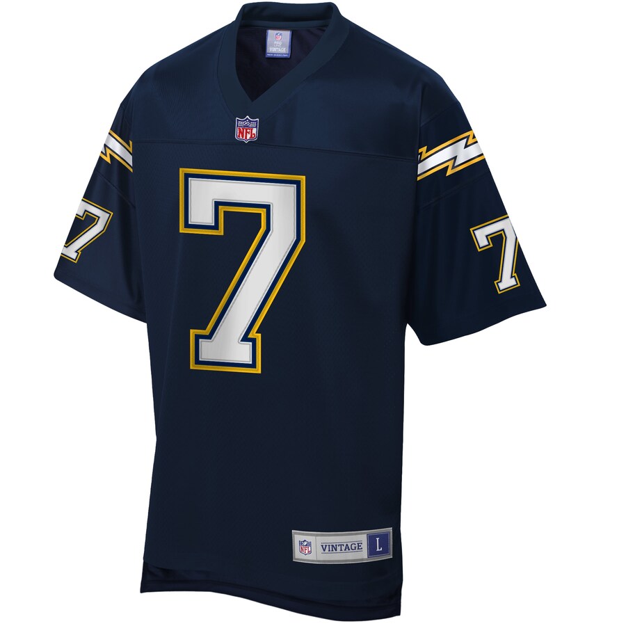 Los Angeles Chargers Doug Flutie NFL jersey front view