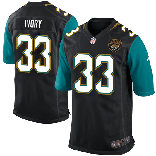 JAX CI Black Game Jersey rtj football 2639