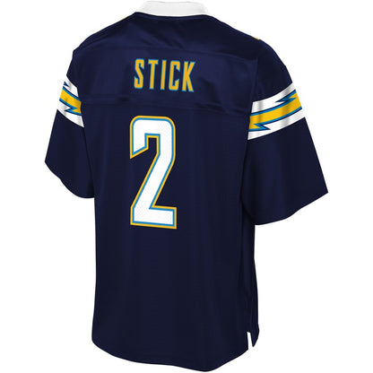 Los Angeles Chargers Easton Stick Big Tall NFL jersey front view
