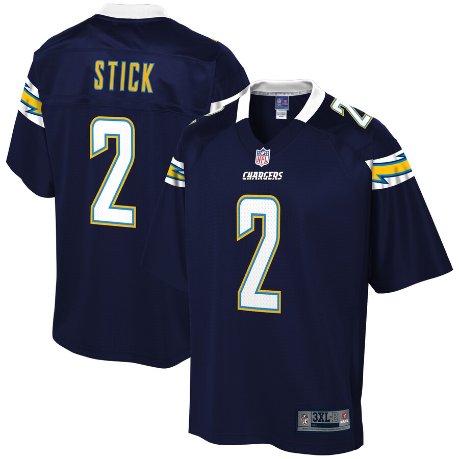 Los Angeles Chargers Easton Stick Big Tall NFL jersey front view