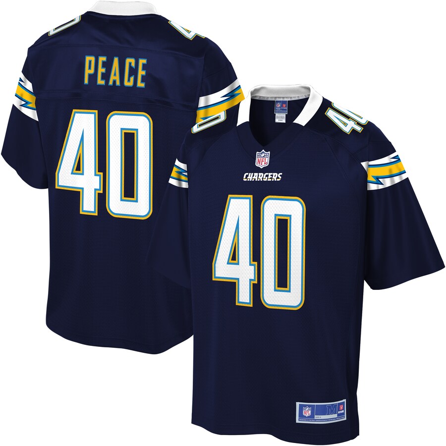 Los Angeles Chargers Chris Peace NFL jersey front view
