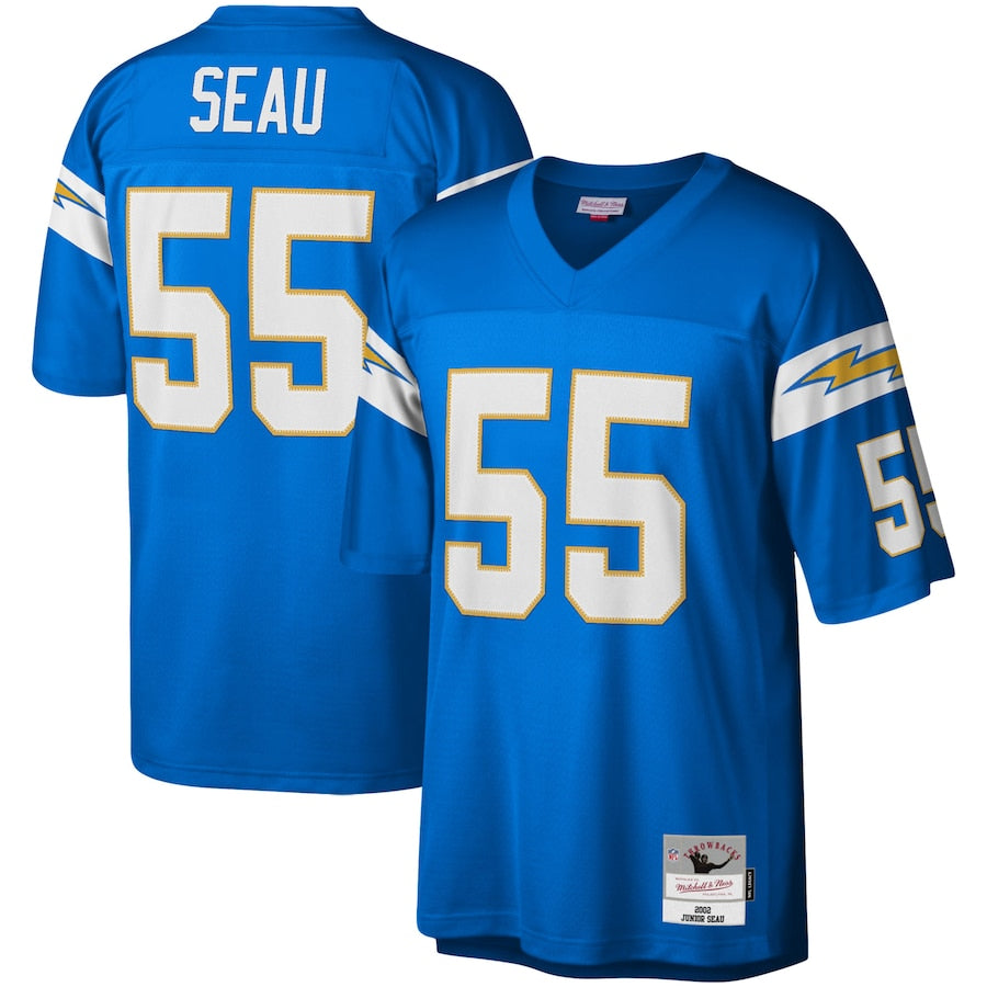 Los Angeles Chargers Junior Seau Legacy NFL jersey front view