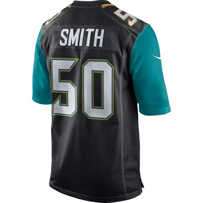 Jacksonville Jaguars Telvin Smith Blackteal NFL jersey front view