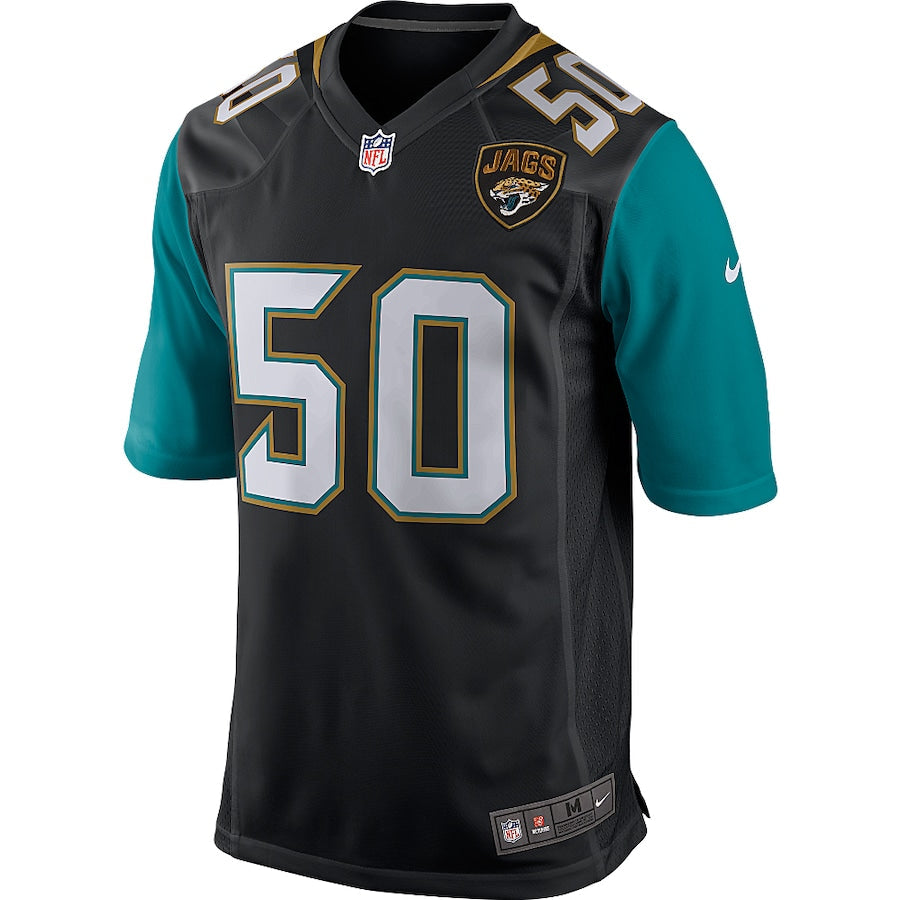 Jacksonville Jaguars Telvin Smith Blackteal NFL jersey front view
