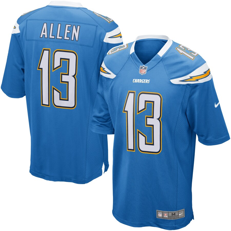 Los Angeles Chargers S Keenan Allen NFL jersey front view