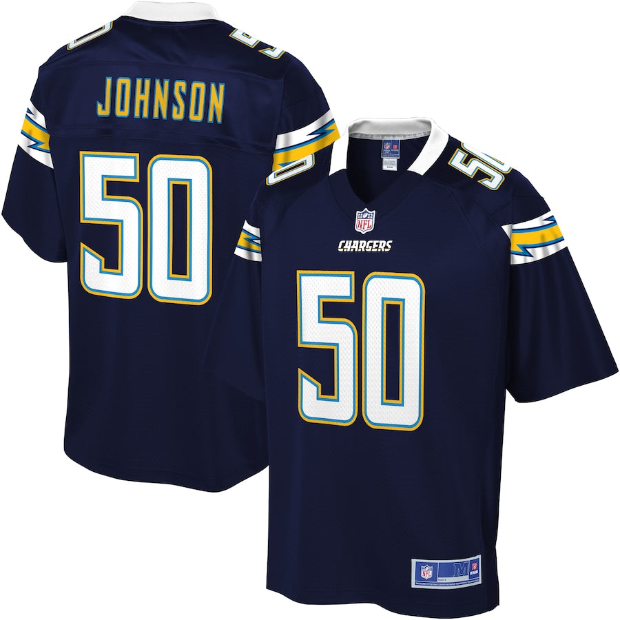 Los Angeles Chargers Trevon Johnson NFL jersey front view