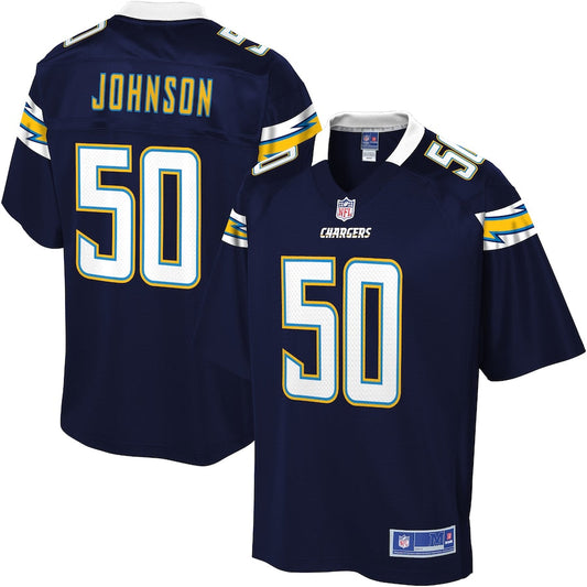 Los Angeles Chargers Trevon Johnson NFL jersey front view