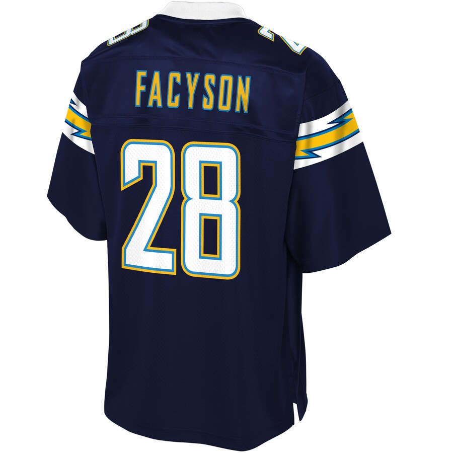 Los Angeles Chargers Brandon Facyson NFL jersey front view