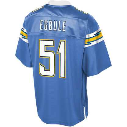 Los Angeles Chargers Emeke Egbule NFL jersey front view