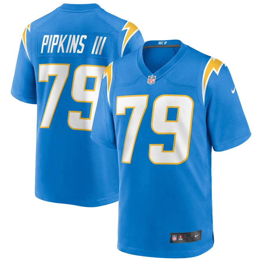 Los Angeles Chargers Trey Pipkins III NFL jersey front view