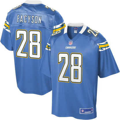 Los Angeles Chargers Brandon Facyson NFL jersey front view