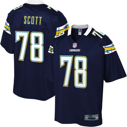 Los Angeles Chargers Trent Scott Big Tall NFL jersey front view