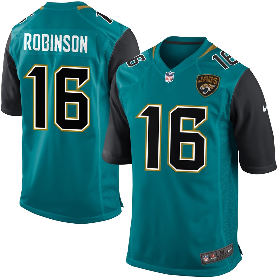 Jacksonville Jaguars S Denard Robinson NFL jersey front view