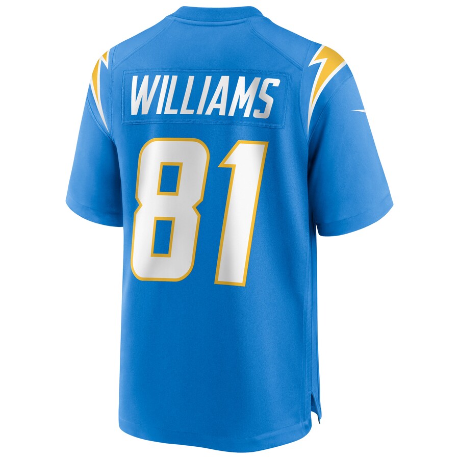 Los Angeles Chargers Mike Williams NFL jersey front view